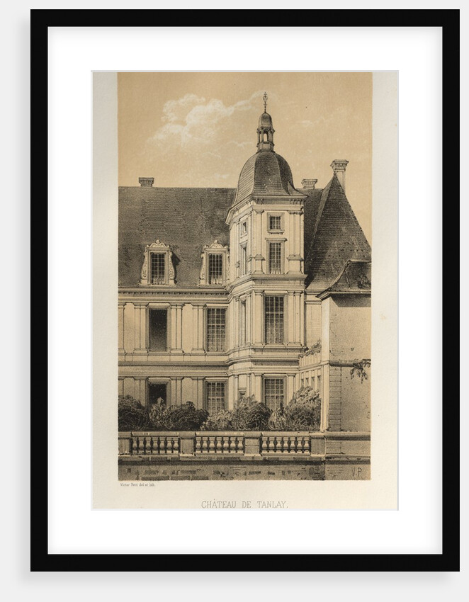 …Pl. 33, Château De Tanlay, 1860 by Victor Petit