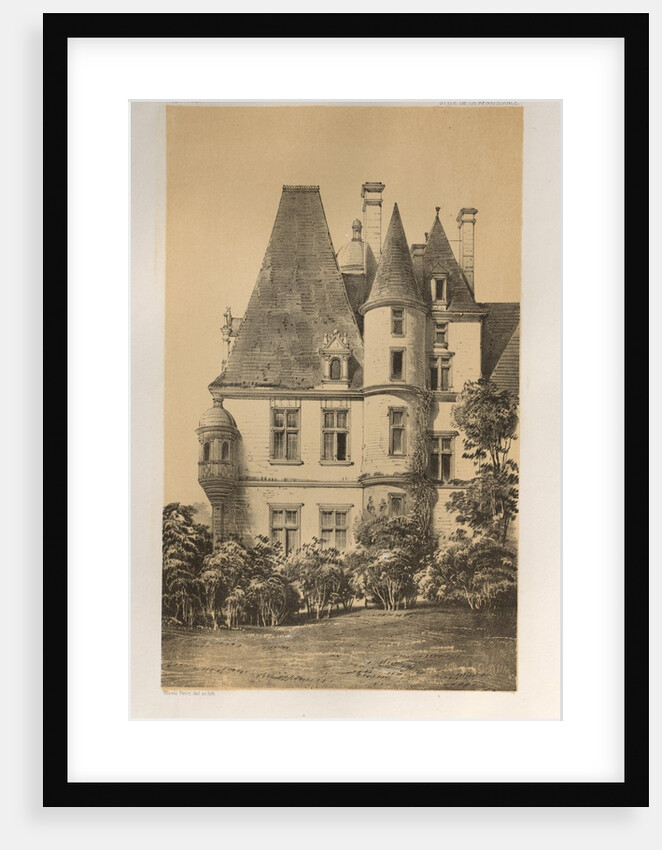 …Pl. 49, Château De Lion, 1860 by Victor Petit