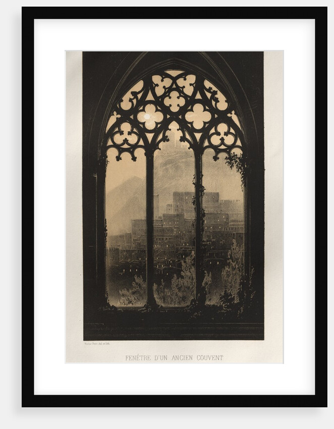 …Pl. 54, Fenêtre Dun Ancien Couvent, 1860 by Victor Petit