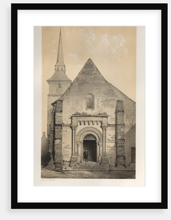 …Pl. 58, Église De Requeil, 1860 by Victor Petit