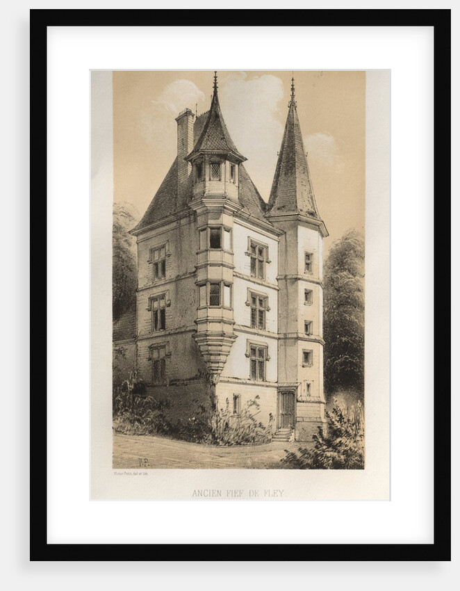 …Pl. 61, Ancien Fief De Fley, 1860 by Victor Petit
