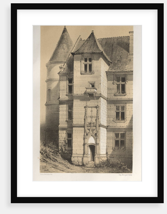 …Pl. 62, Château De Folin, 1860 by Victor Petit