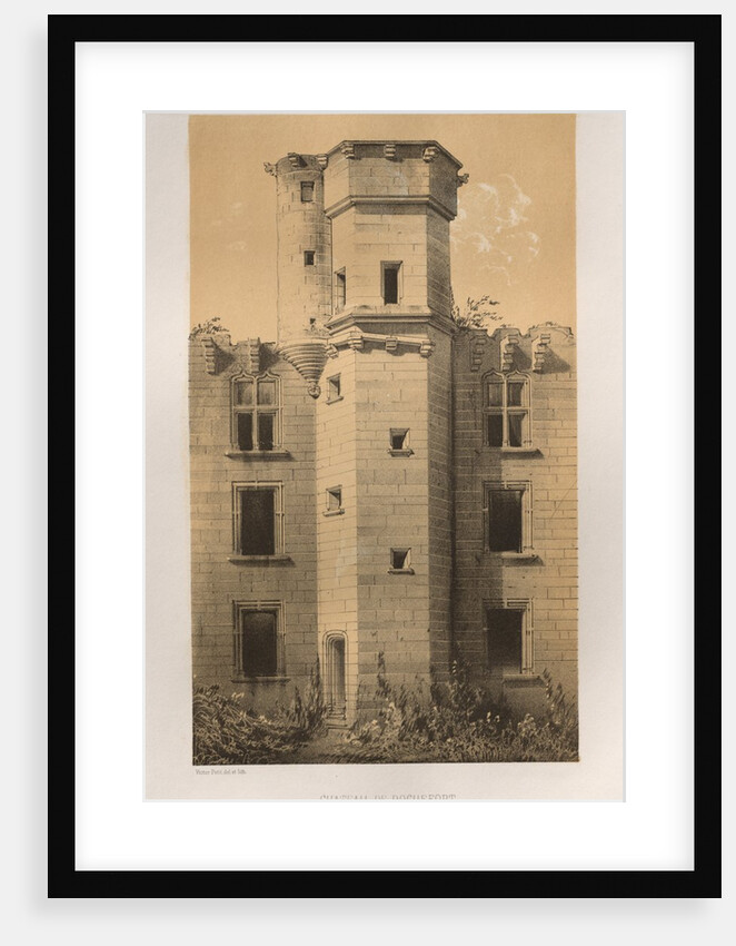 …Pl. 69, Château de Rochefort, 1860 by Victor Petit