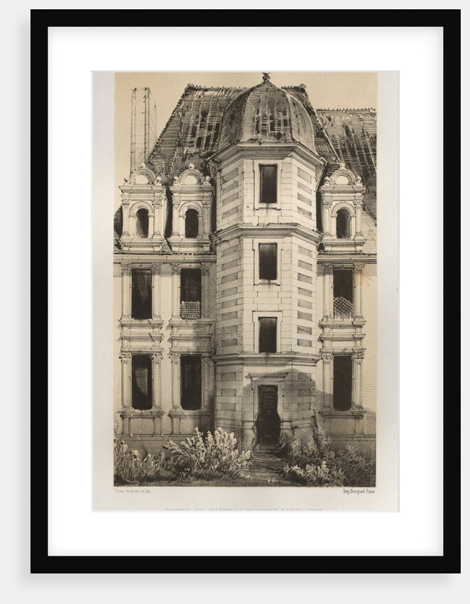 …Pl. 71, Ruines Du Château De Mont-Saint-Jean, 1860 by Victor Petit