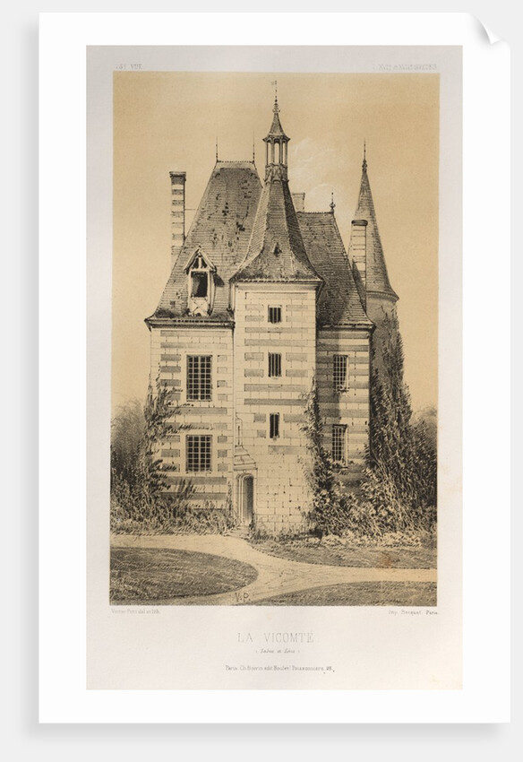 …Pl. 75, La Vicomté, 1860 by Victor Petit