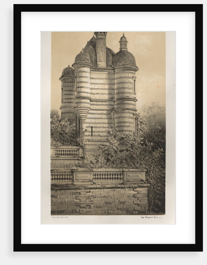 …Pl. 76, Pavillon De Chaumont, 1860 by Victor Petit