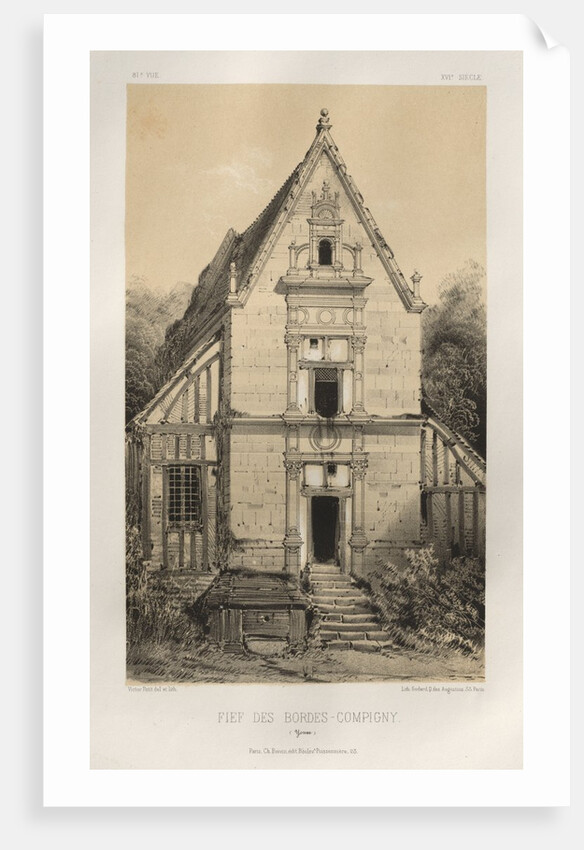 …Pl. 81, FIEf Des Bordes-Compigny, 1860 by Victor Petit