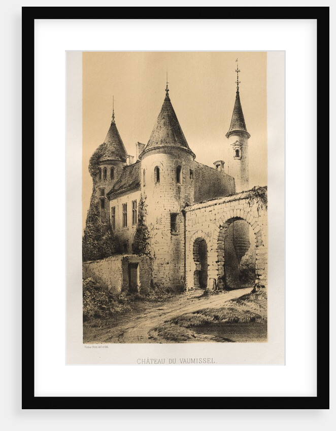 …Pl. 89, Château du Vaumissel, 1860 by Victor Petit
