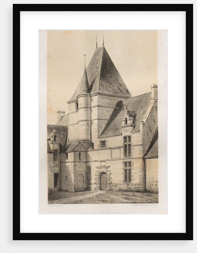 …Pl. 93, Château de Cramesnil, 1860 by Victor Petit