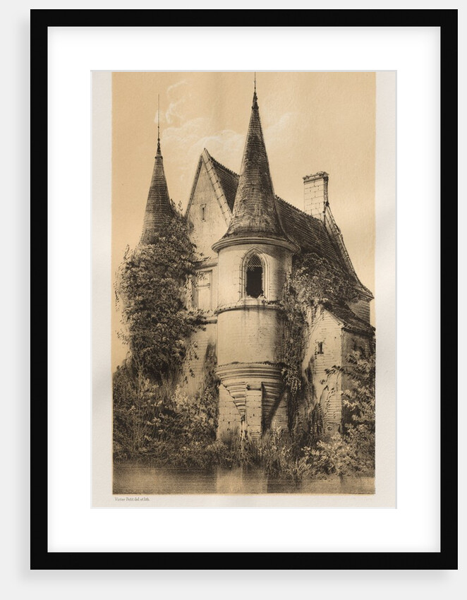 …Pl. 98, Manoir dAnsac, 1860 by Victor Petit