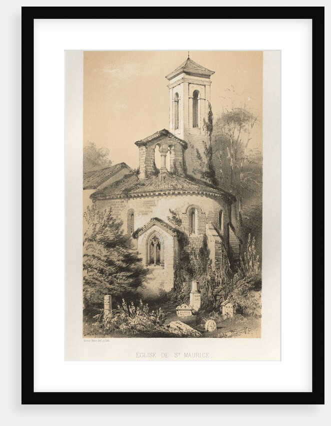 …Pl.14, Eglise de St. Maurice, 1860 by Victor Petit