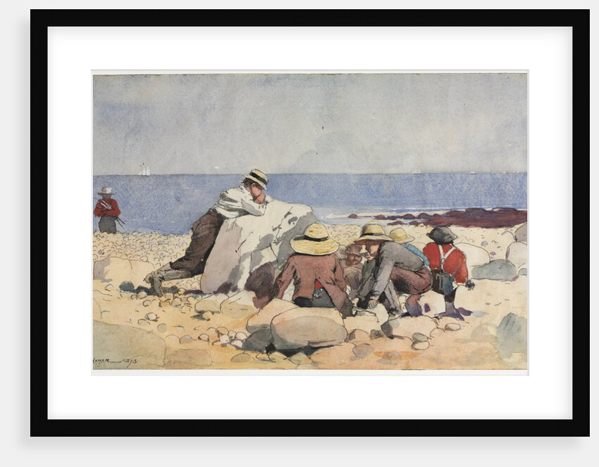 A Clam-Bake, 1873 by Winslow Homer