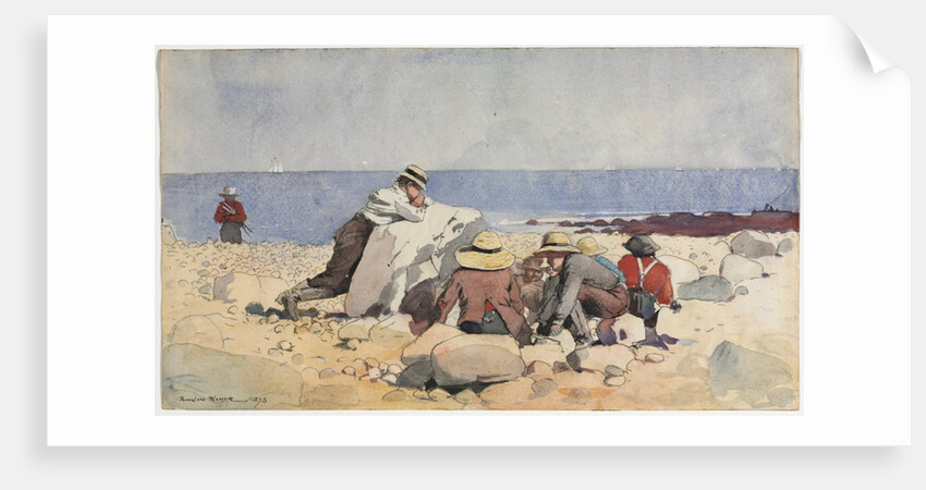 A Clam-Bake, 1873 by Winslow Homer