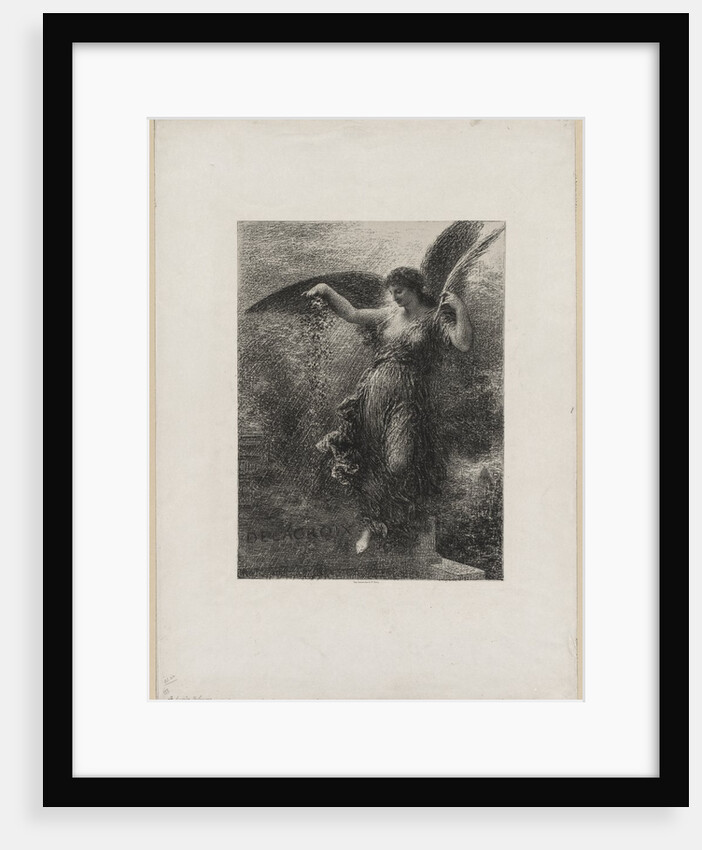 À Eugene Delacroix, 1890 by Henri Fantin-Latour