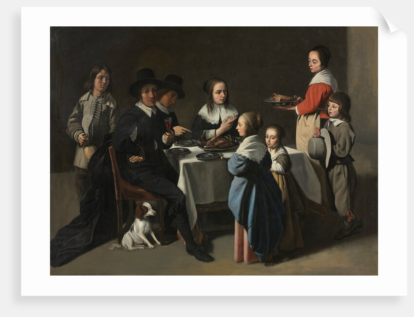 A Family Meal, c. 1645-55 or later by Le Nain family