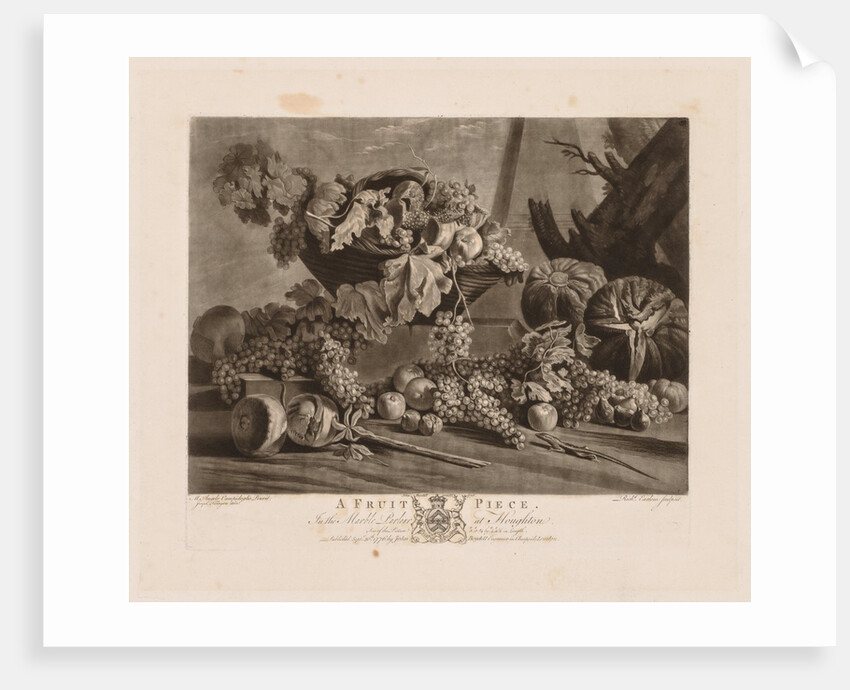 A Fruit Piece, 1776 by Richard Earlom
