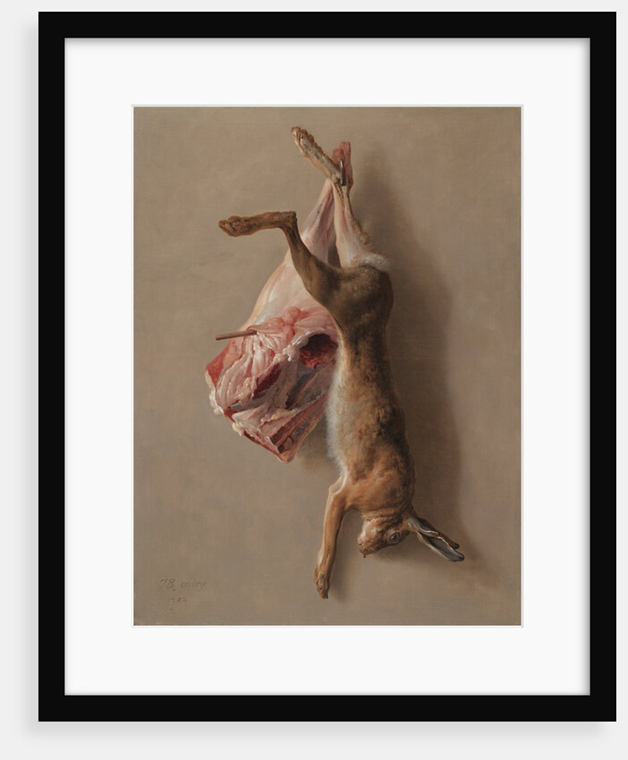 A Hare and a Leg of Lamb, 1742 by Jean-Baptiste Oudry