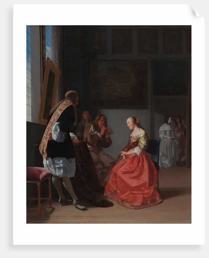 A Musical Company, c. 1668 by Jacob Ochtervelt