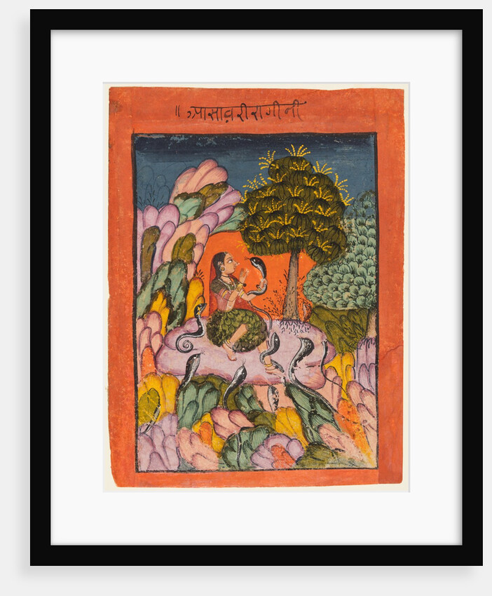 A page from a Ragamala series: Asavari Ragini, early 1700s by Unknown