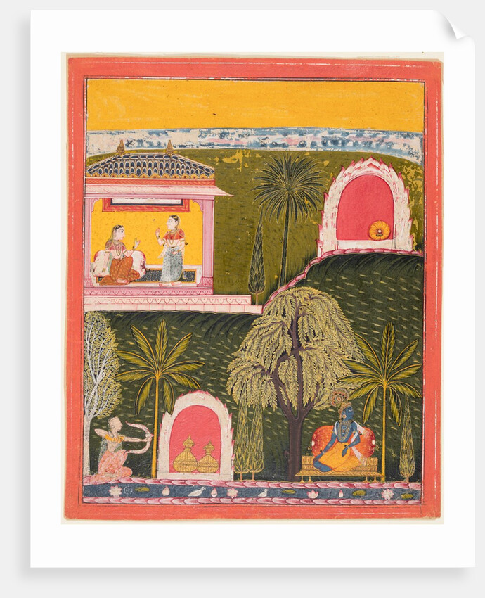 A page from a Rasikapriya series, c. 1660 by Unknown