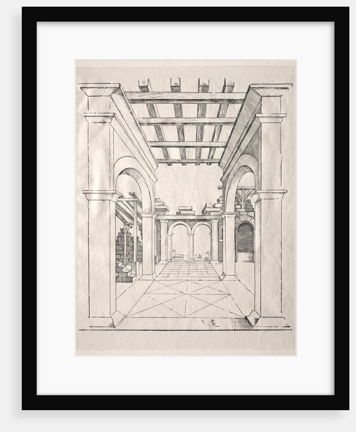A Portico by Erhard Schön