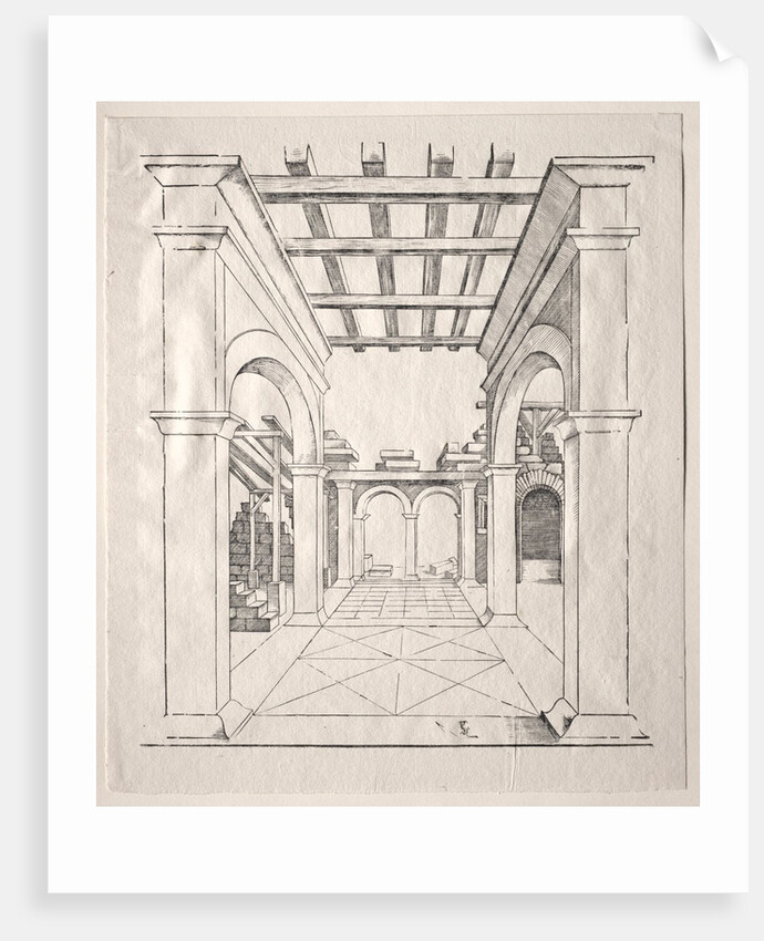 A Portico by Erhard Schön