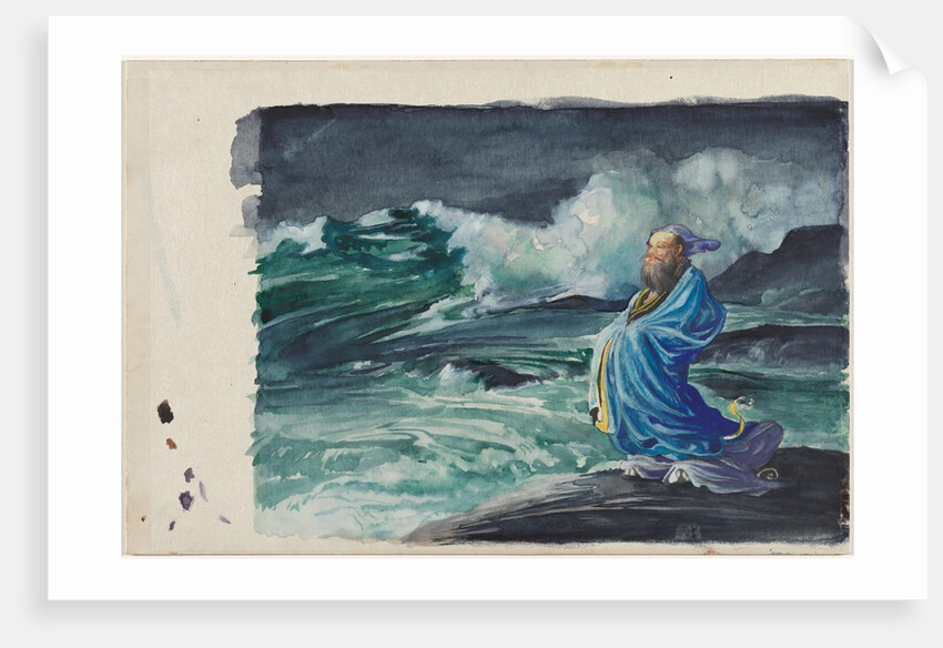 A Rishi Stirring Up a Storm, 1897 by John La Farge