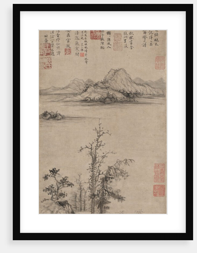 A Scholar's Retreat amid Autumn Trees, Ming dynasty by Wang Fu