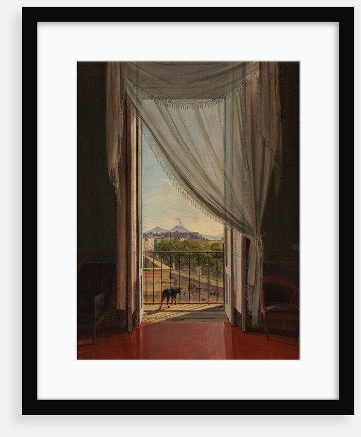 A View of Naples through a Window, 1824 by Franz Ludwig Catel