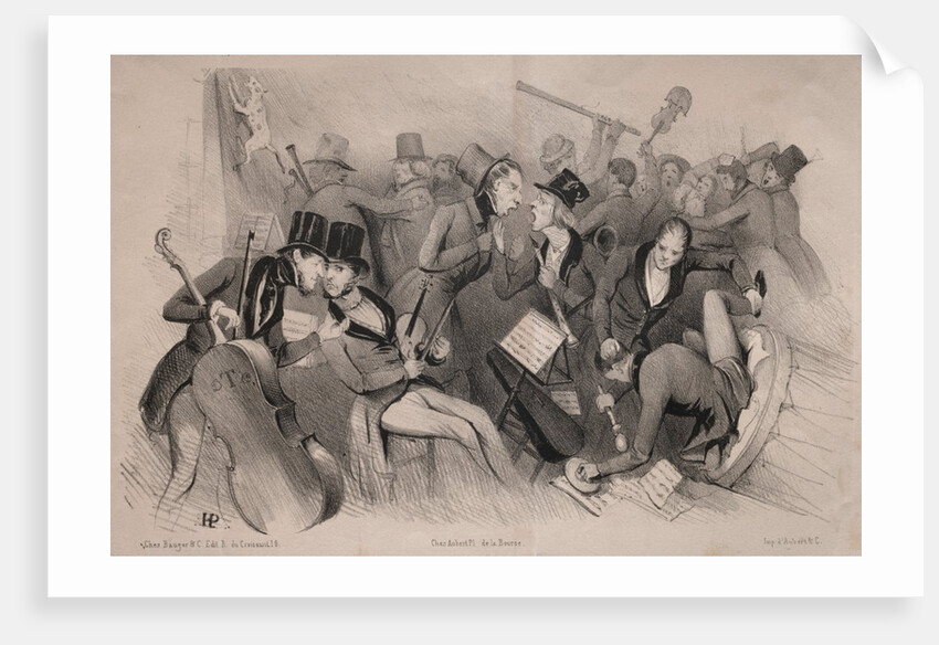 Actualités: Société philharmonique de province, 1841 by Jules Platier