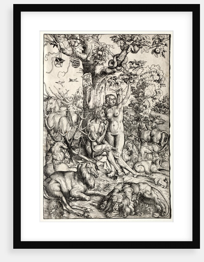 Adam and Eve in Paradise, 1509 by Lucas Cranach