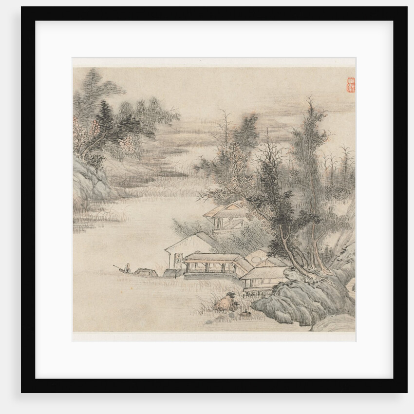 Album of Landscapes: Leaf 2, 1677 by Wang Gai