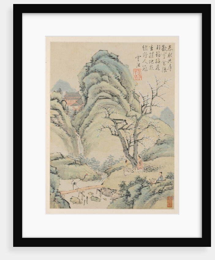 Album of Seasonal Landscapes, Leaf A, 1668 by Xiao Yuncong