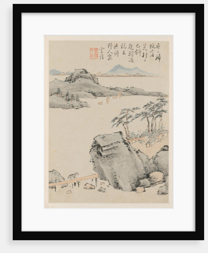 Album of Seasonal Landscapes, Leaf C, 1668 by Xiao Yuncong