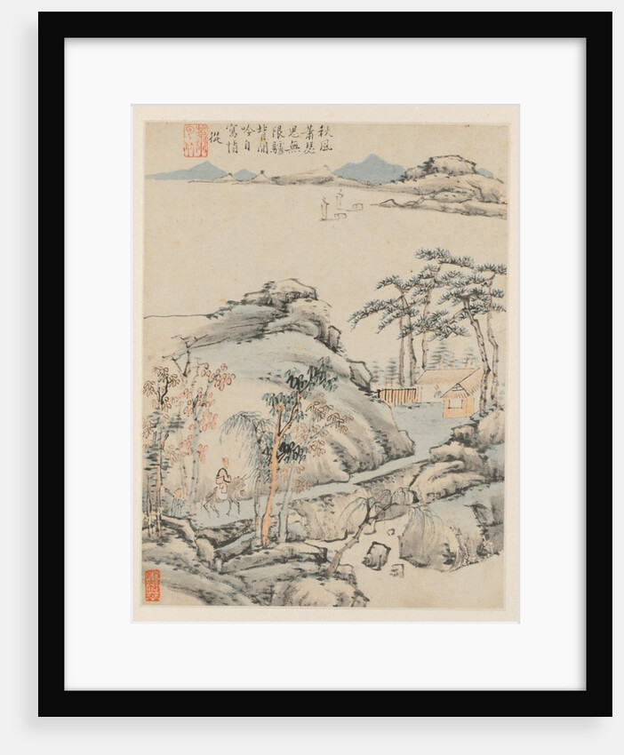 Album of Seasonal Landscapes, Leaf F, 1668 by Xiao Yuncong