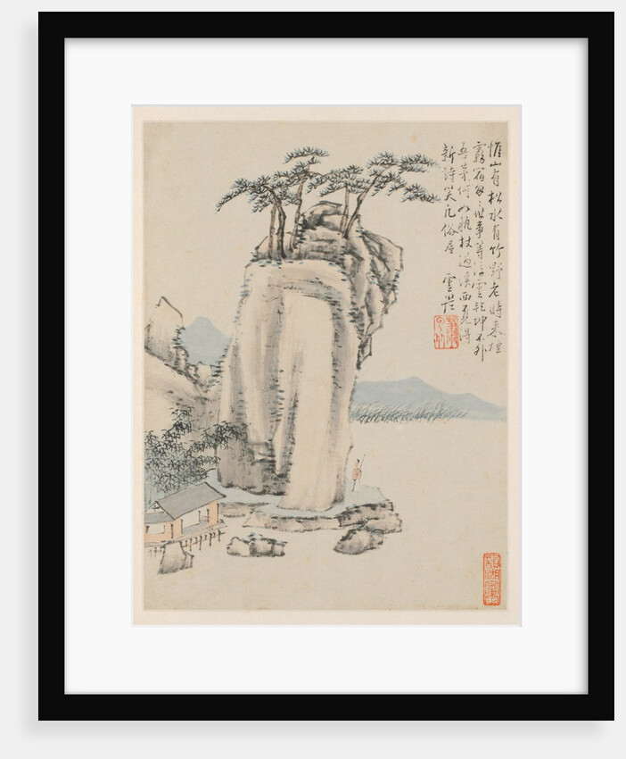 Album of Seasonal Landscapes, Leaf G, 1668 by Xiao Yuncong
