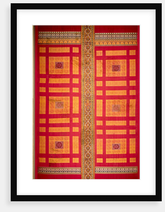 Alhambra Palace Silk Curtain, mid 1300s by Unknown