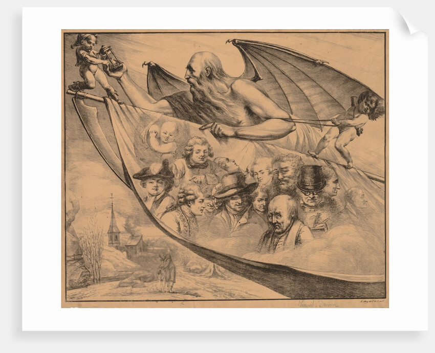 Allegory: Portraits of the Artist at Different Ages, 1818 by Dominique Vivant Denon