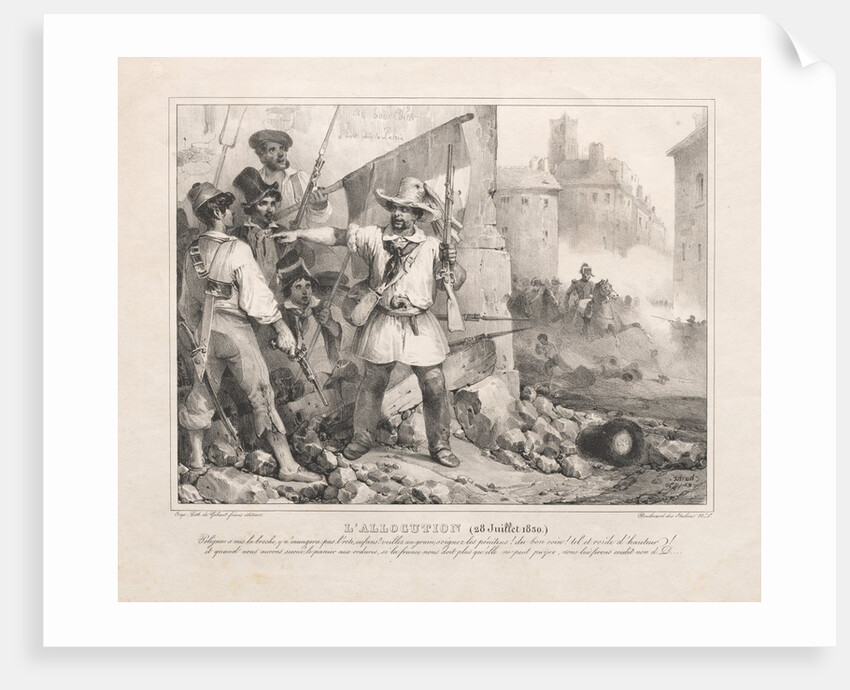 Allocution, 1830 by Nicolas Toussaint Charlet; Gihaut Freres