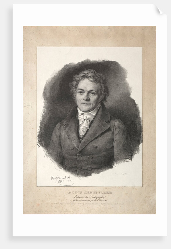 Aloys Senefelder by Franz Seraph Hanfstaengl