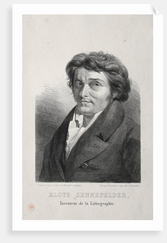 Aloys Senefelder by Lorenzo II Quaglio