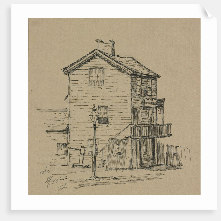 An Old House, Cleveland by Otto H. Bacher