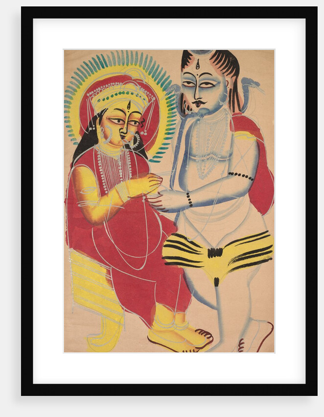 Annapurna and Shiva, 1800s by Unknown