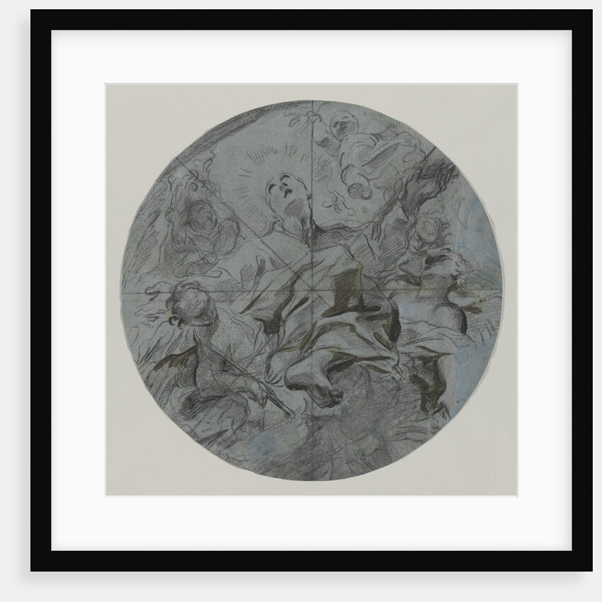 Apotheosis of a Saint, second half 17th century by Giovanni Battista Benaschi