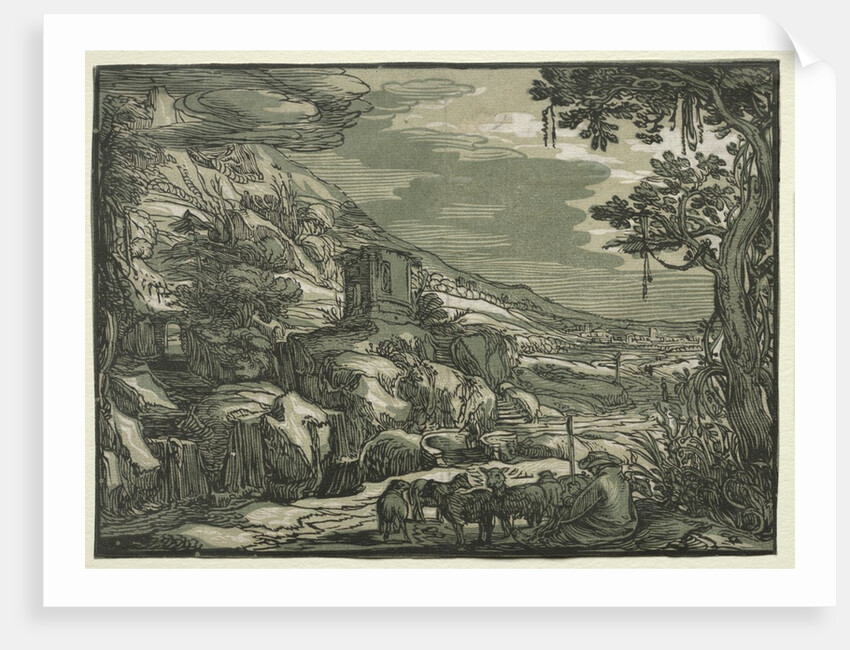Arcadian Landscape, c. 1615 by Hendrick Goltzius (attributed to)