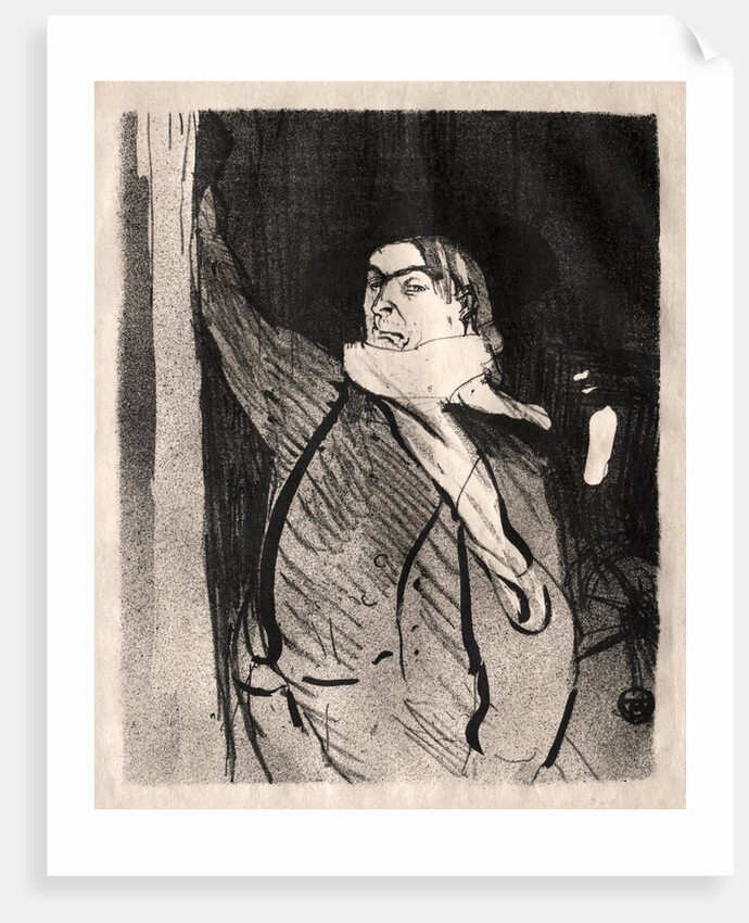 Aristide Bruant, 1893 by Henri de Toulouse-Lautrec