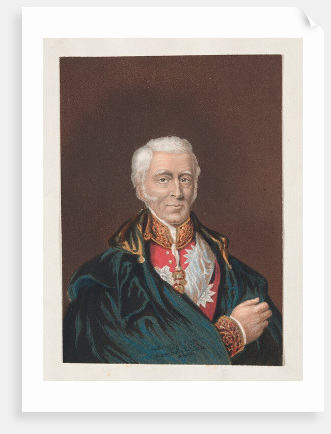 Arthur Wellesley, Duke of Wellington, 1854 by George Baxter
