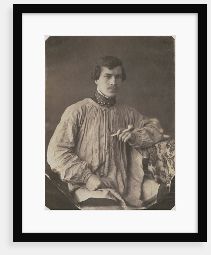 Artist with Pipe, 1853-1857 by Frank Chauvassaignes
