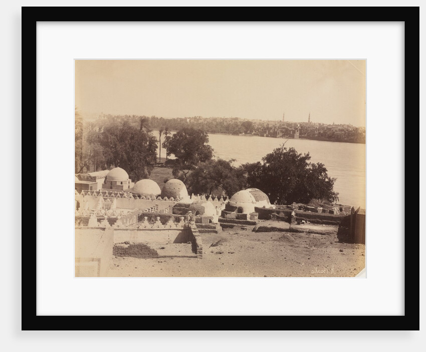 Asyut, View from the Mountain, c. 1870s -1880 by Antonio Beato