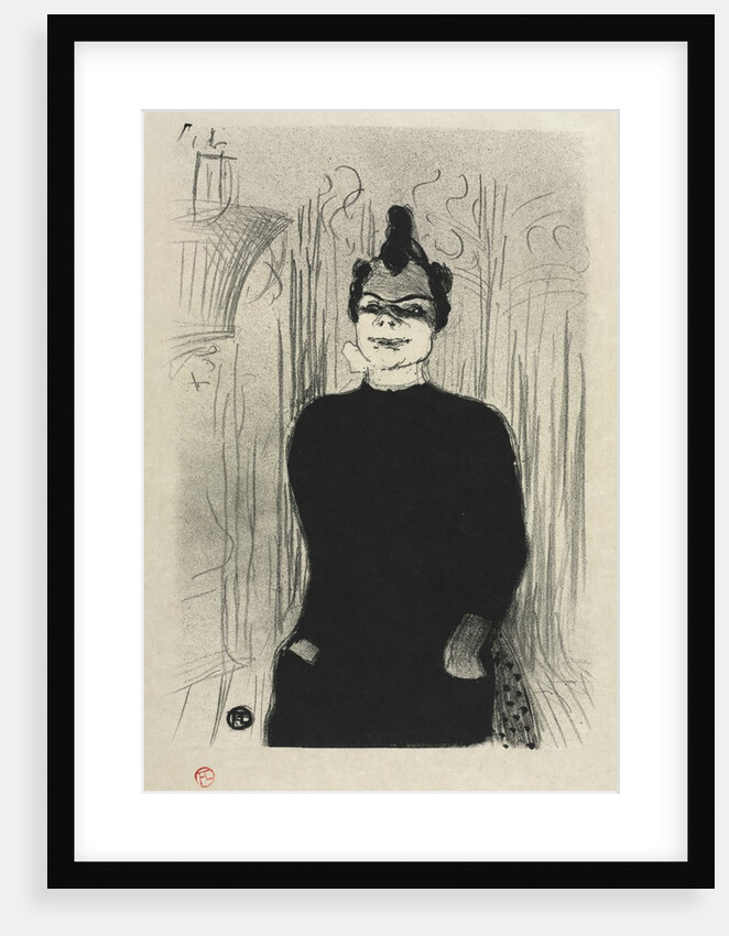 At the Gaieté Rochechouart: Nicolle, 1893 by Henri de Toulouse-Lautrec